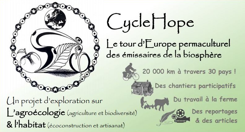 Conférence CycleHope : Le tour d'Europe permaculturel des émissaires de la biosphère