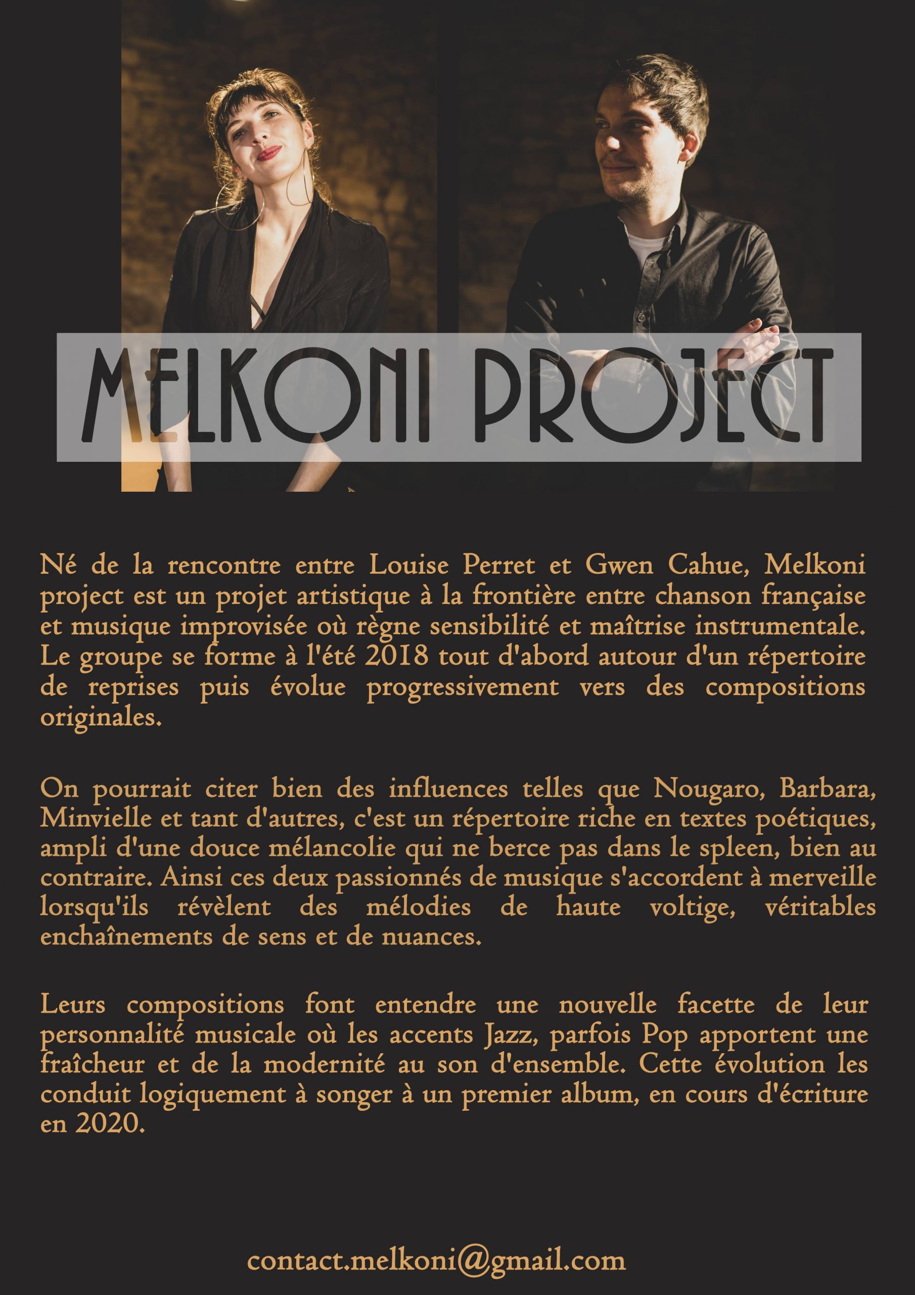 [ANNULÉ] - Concert Melkoni Project