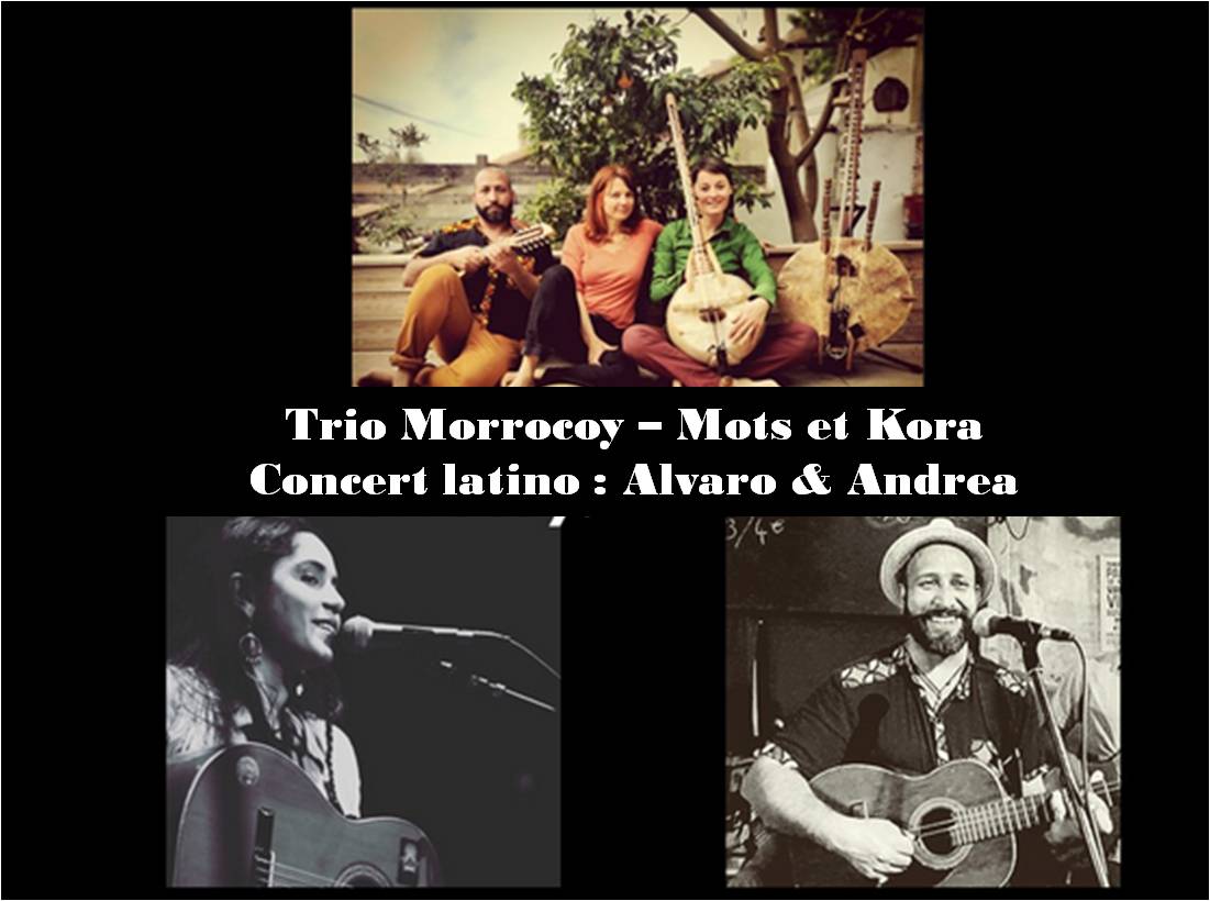 Soirée Musiques du monde : Morrocoy - Mots et kora, suivi de Alvaro & Andrea