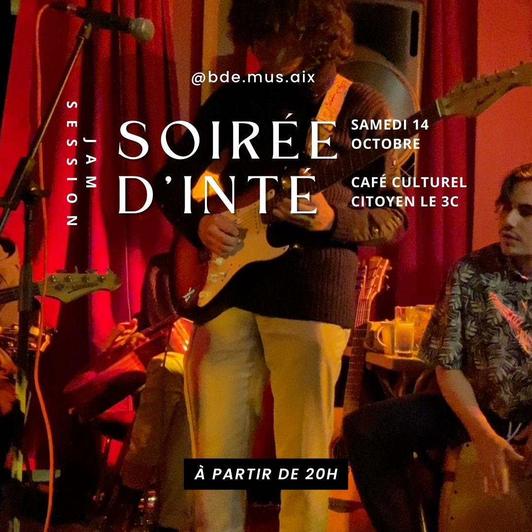 Jam du BDE de Musicologie d'Aix