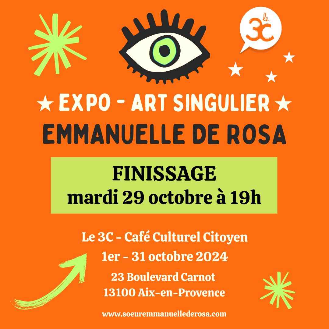 Finissage exposition Emmanuelle de Rosa