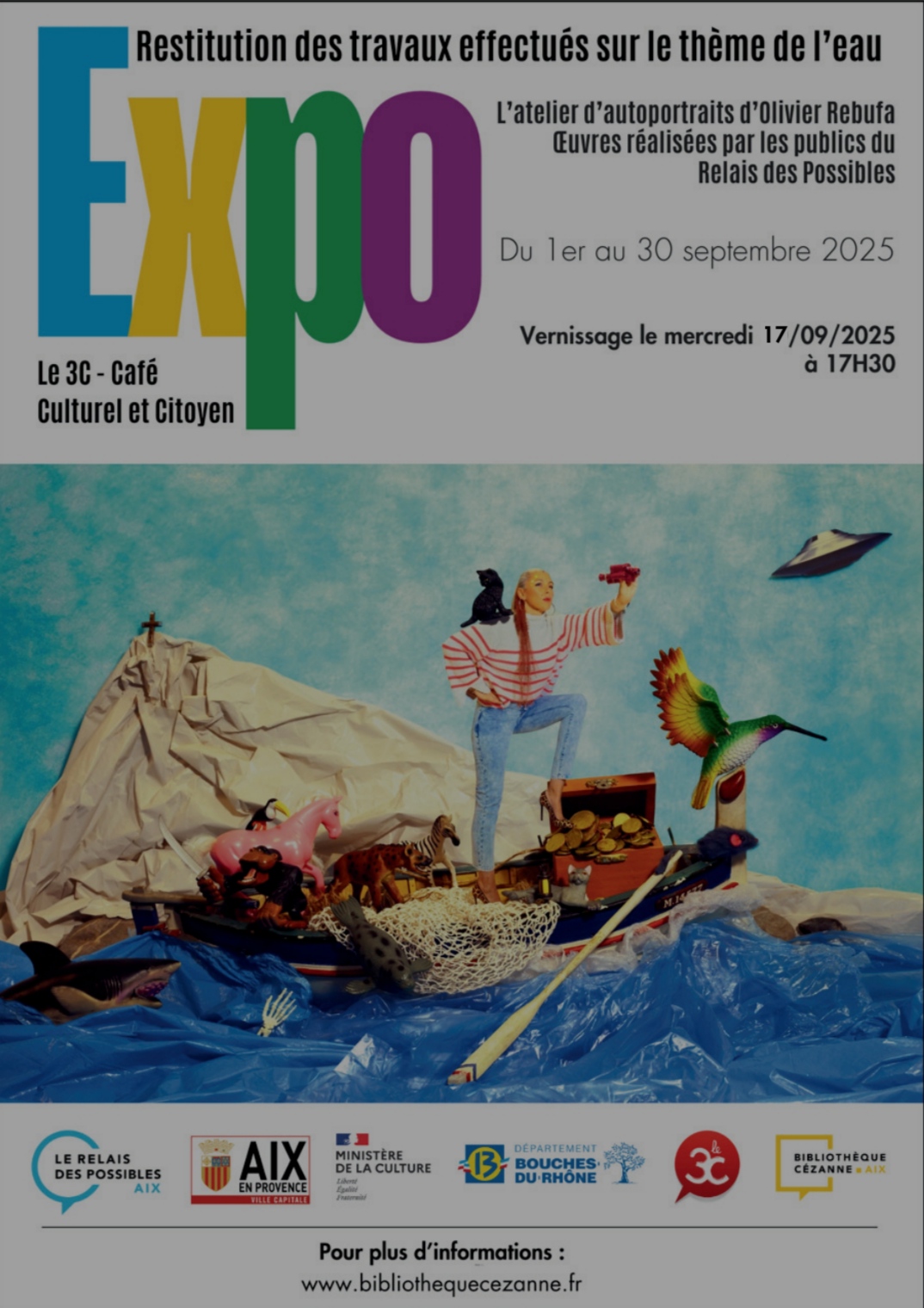 Exposition organisée par le Relais des Possible sur le thème de l'eau
