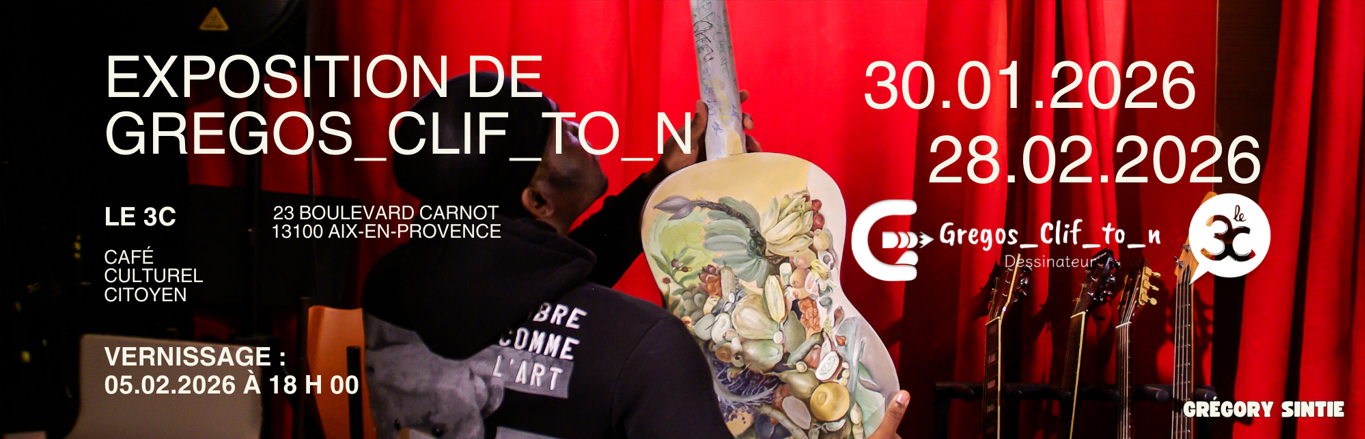 Exposition "Gregos_clif_to_n", SINTIE Grégory