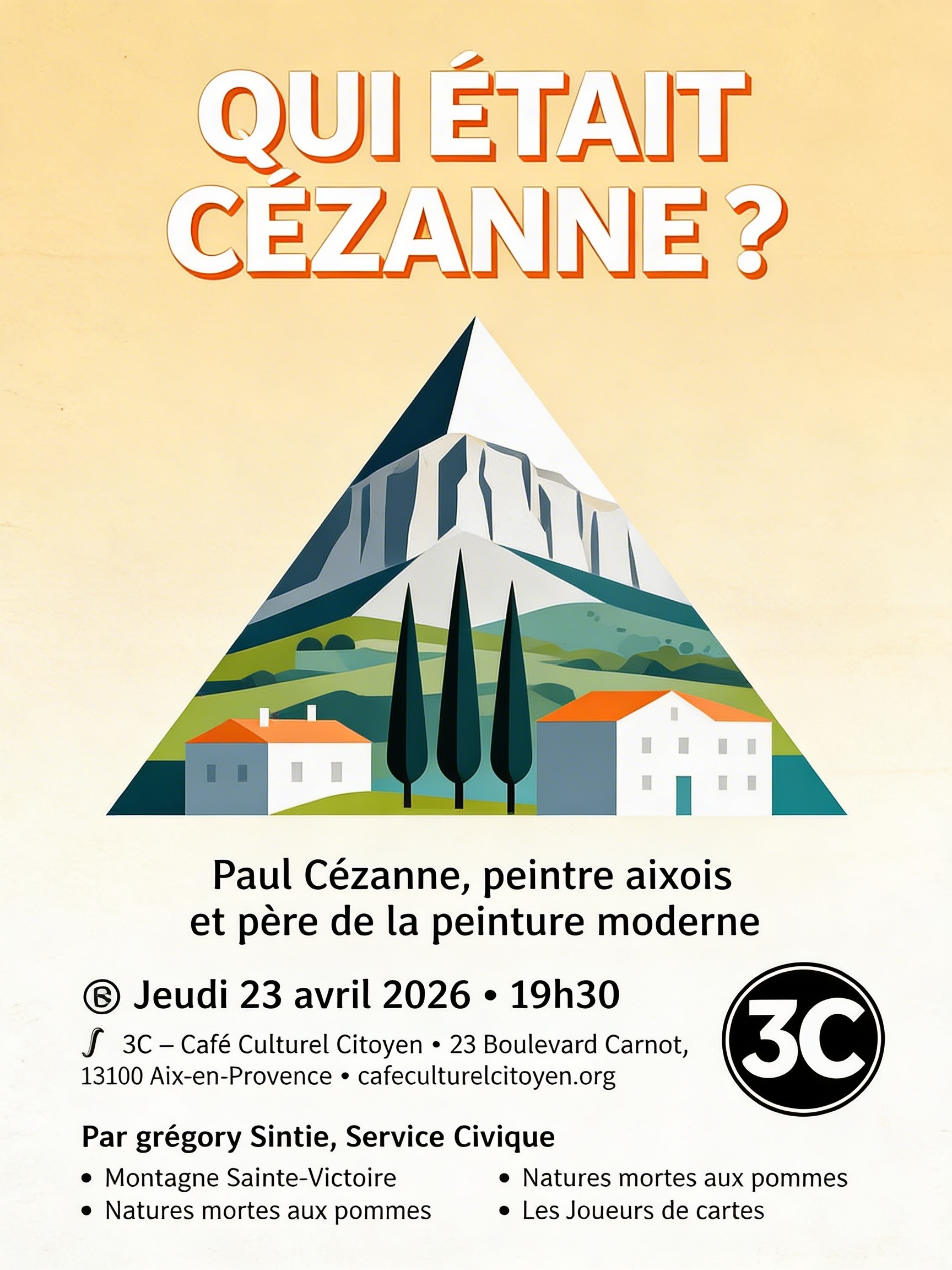 CONFÉRENCE : Qui était Cézanne ?