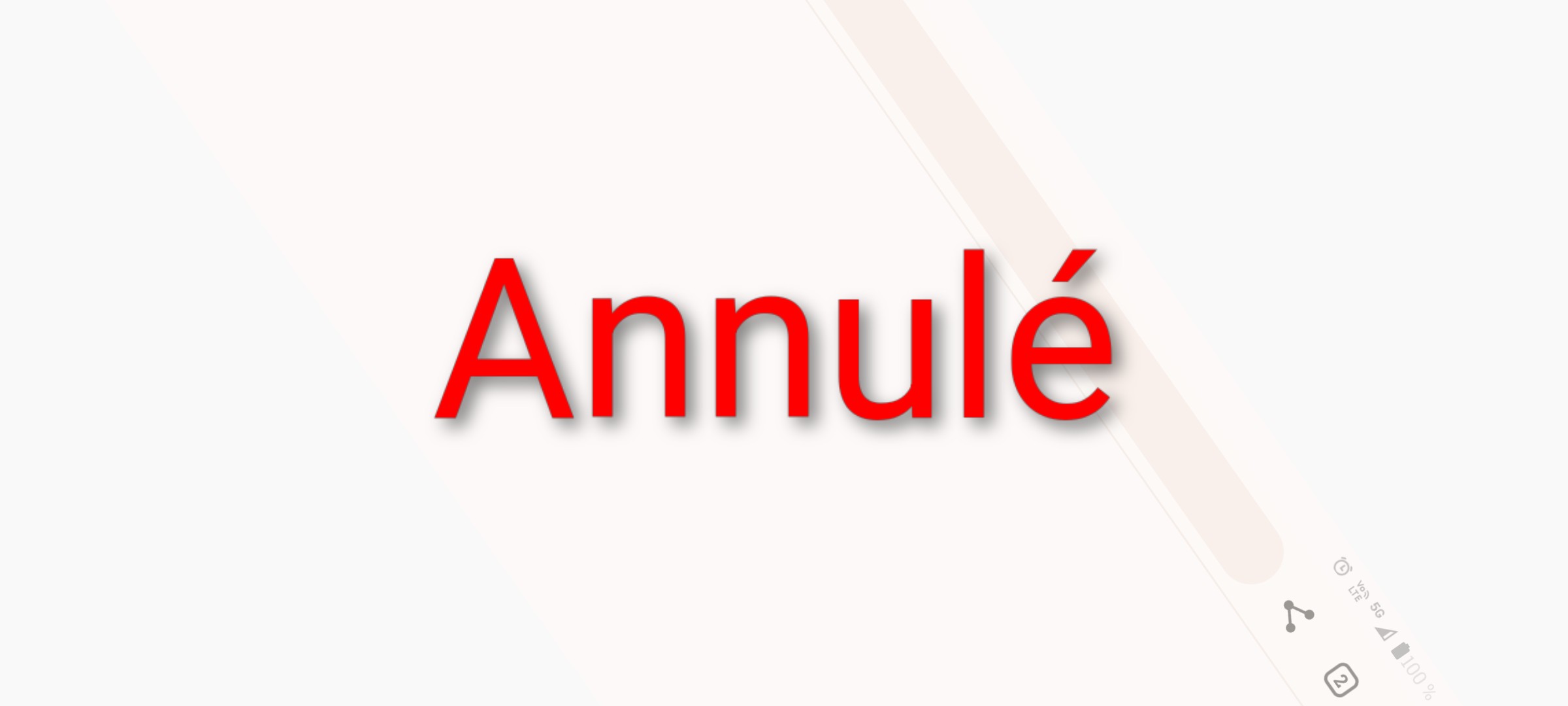 ANNULATION Spectacle ...