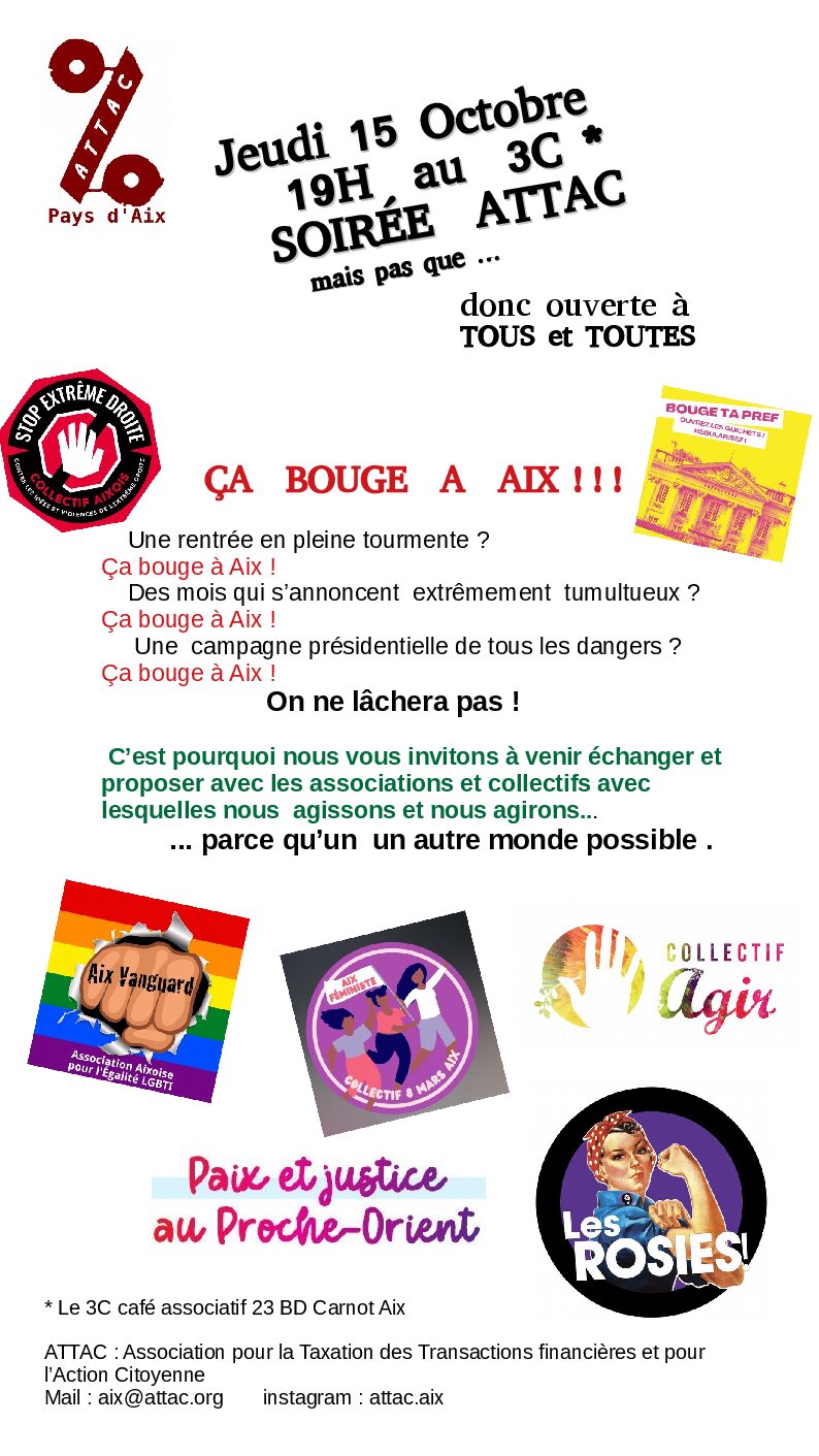 Soirée: ATTAC